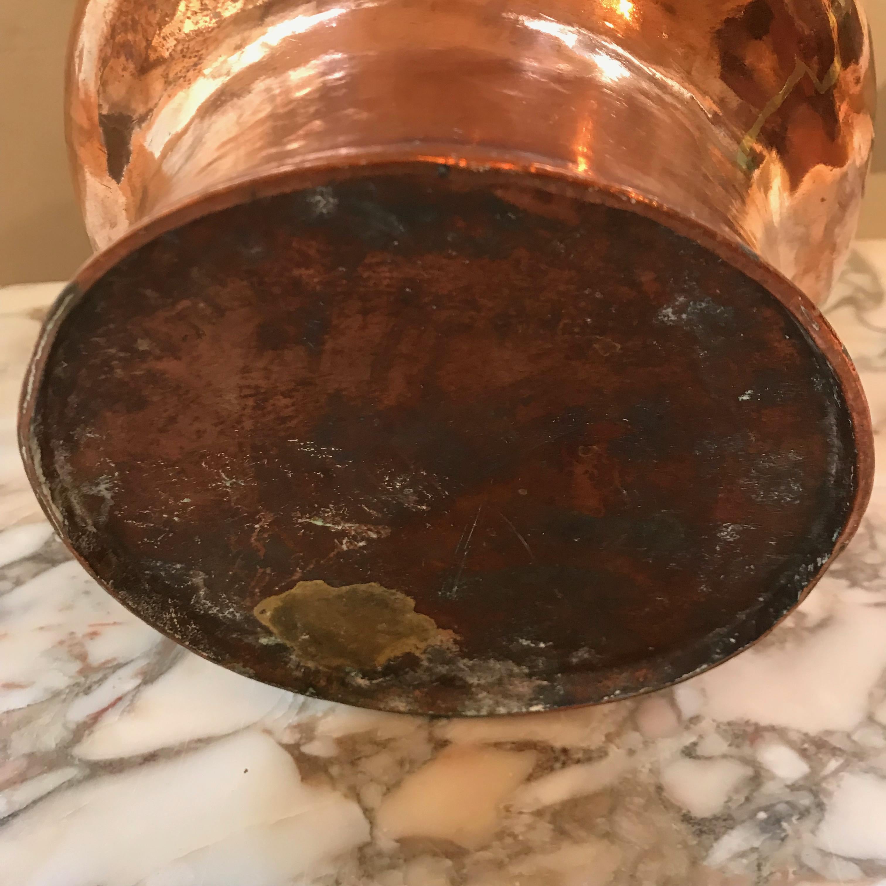 19th Century Swedish Copper Covered Urn In Good Condition For Sale In Antwerp, BE