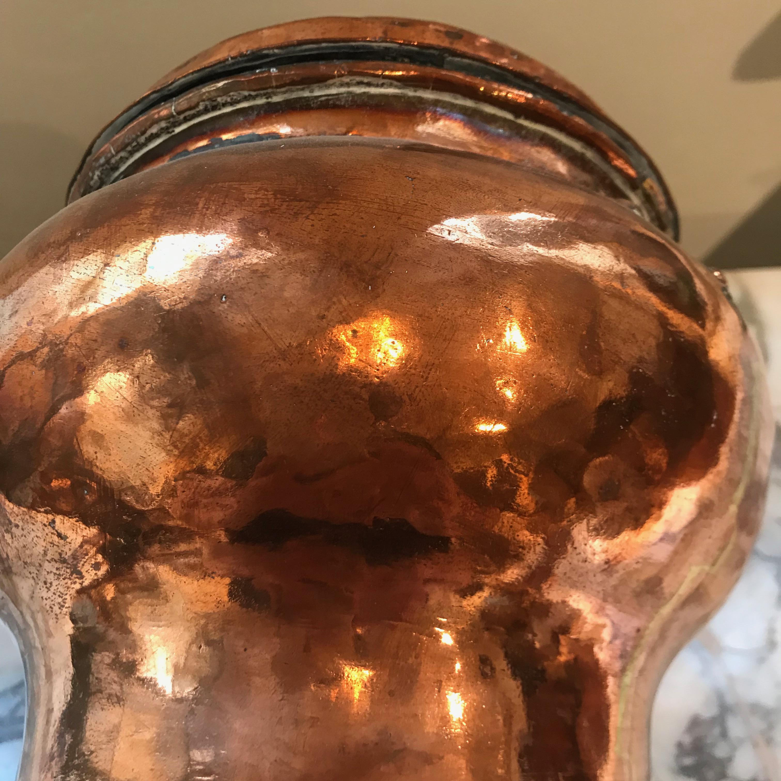 19th Century Swedish Copper Covered Urn For Sale 1