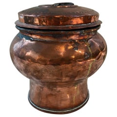 Antique 19th Century Swedish Copper Covered Urn