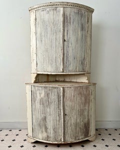 19th Century Swedish Corner Cupboard