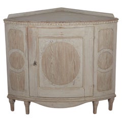 19th Century Swedish Corner Cupboard