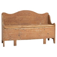 19th Century Swedish Country House Rustic Bench