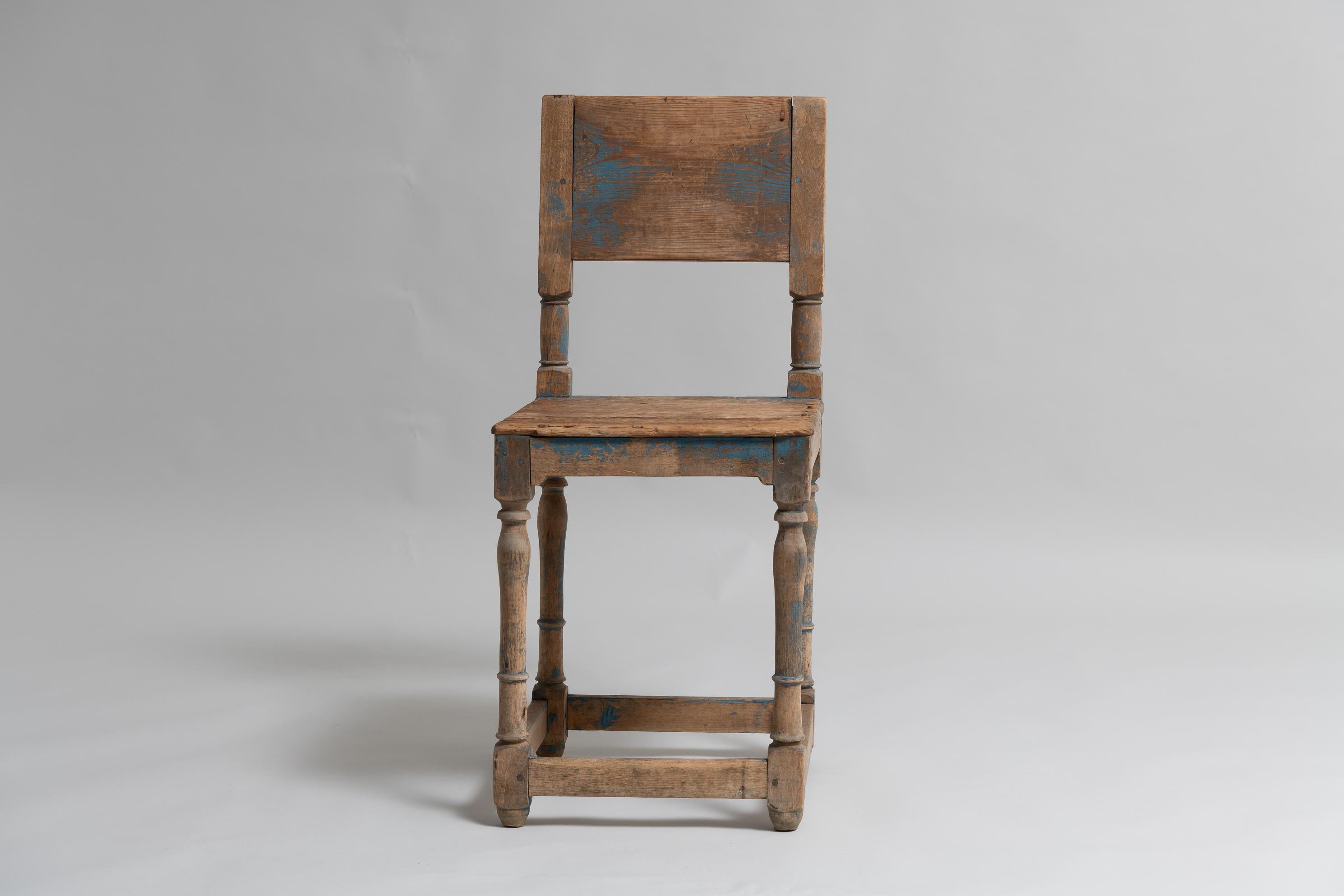Hand-Crafted 19th Century Swedish Country Renaissance Revival Chair