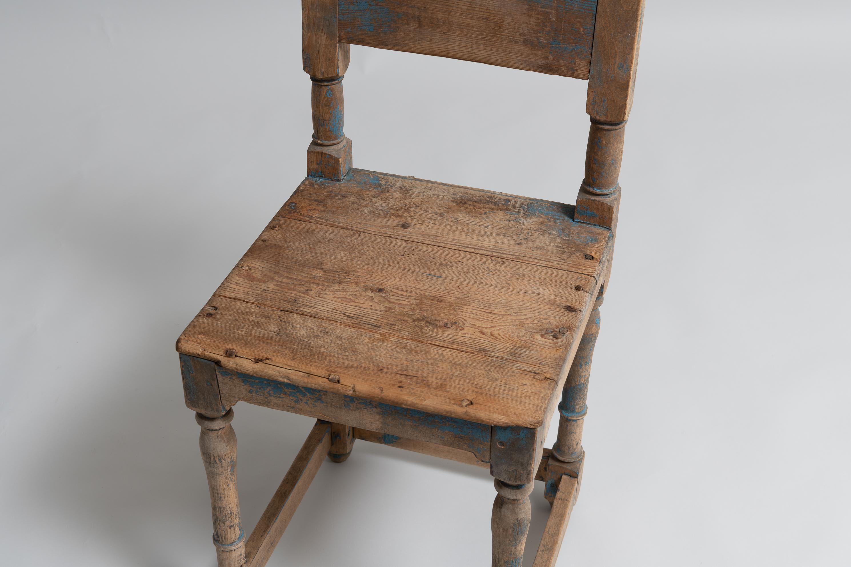 19th Century Swedish Country Renaissance Revival Chair 2