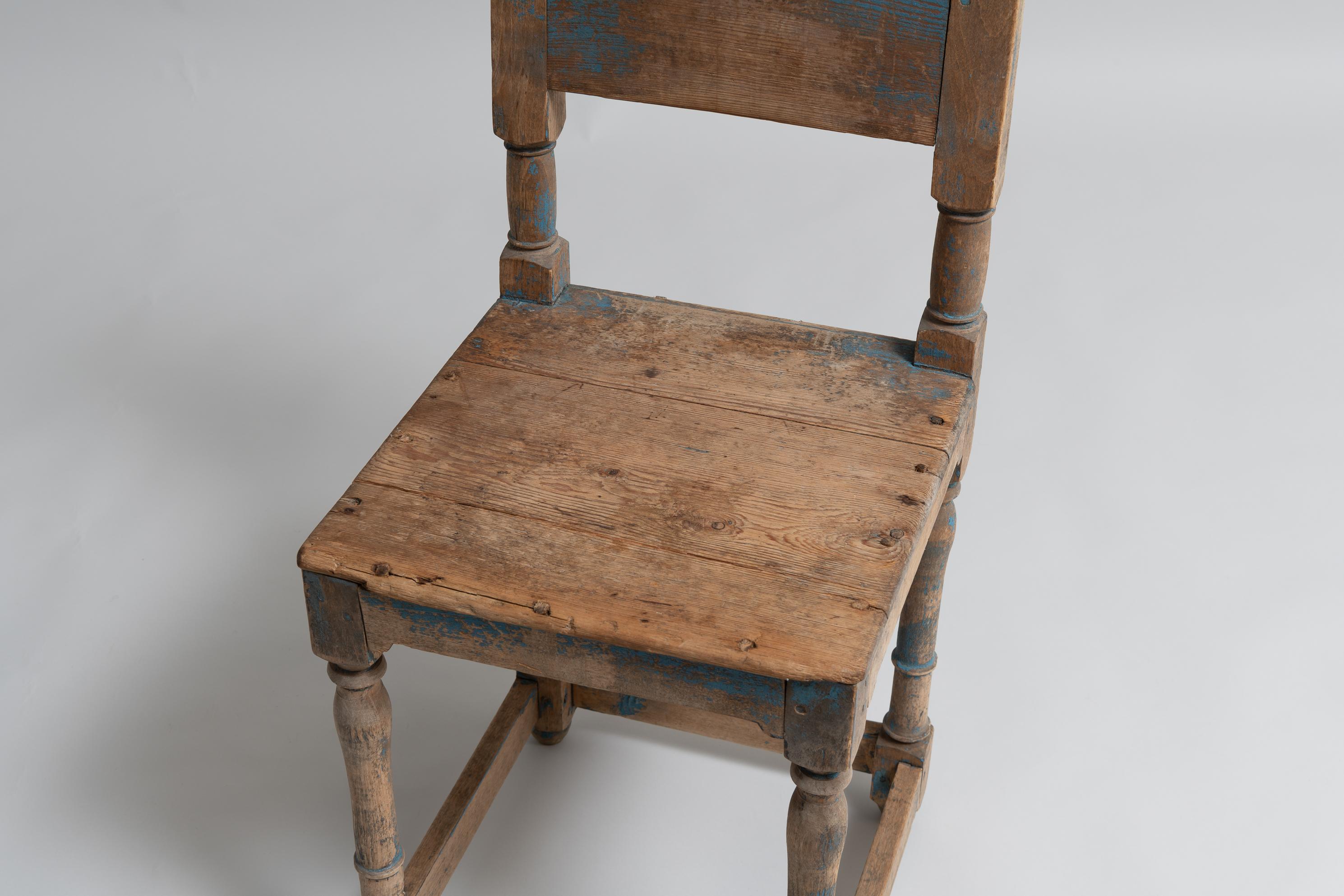 19th Century Swedish Country Renaissance Revival Chair 3