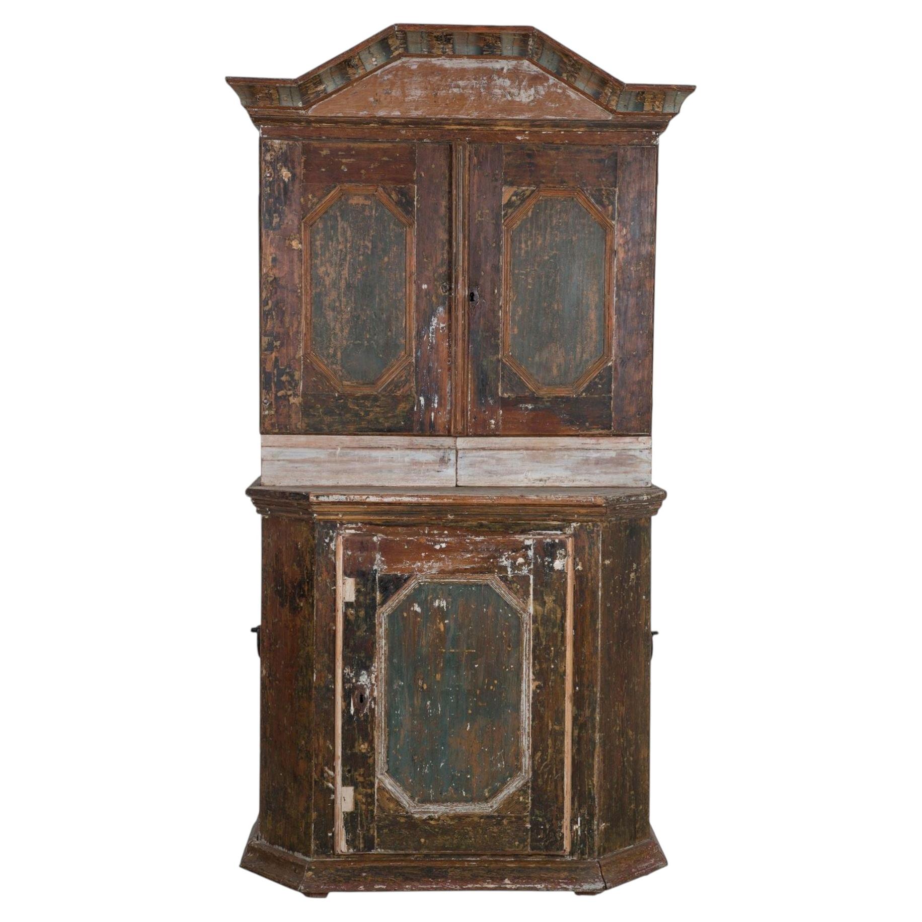 19th Century Swedish Cupboard For Sale