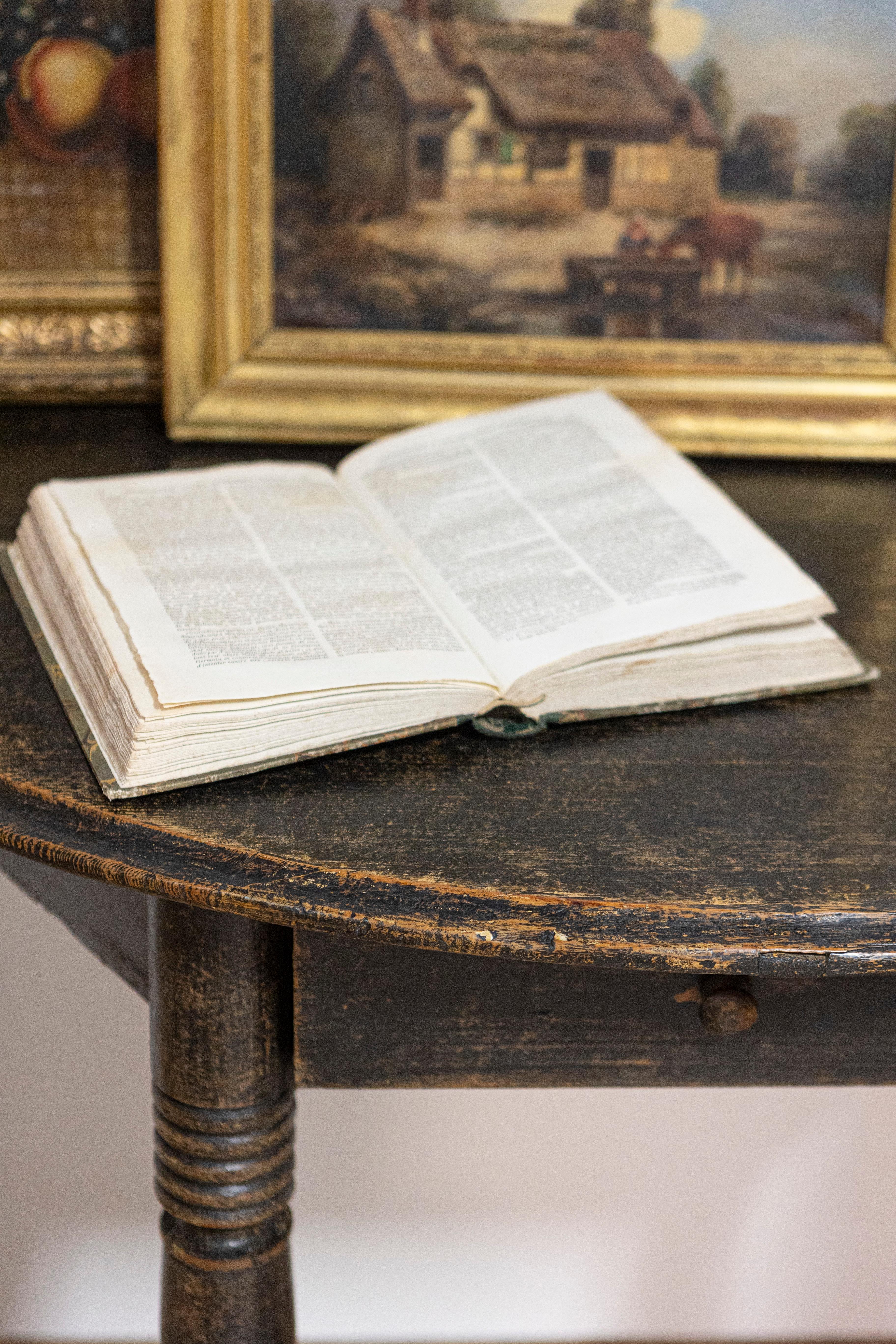 Console Demi Lune suédoise du 19ème siècle, vers 1860 en vente 6