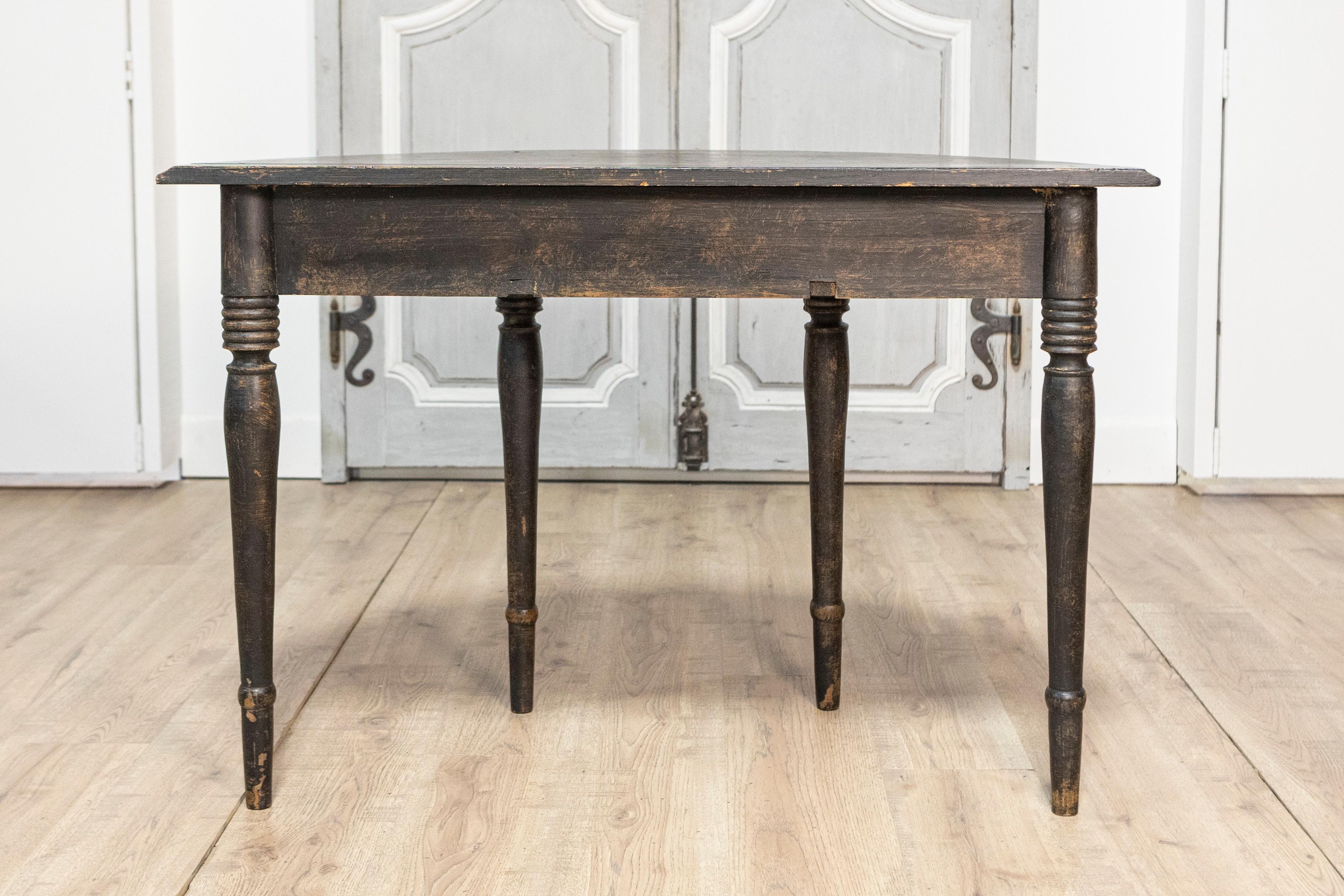 Pin Console Demi Lune suédoise du 19ème siècle, vers 1860 en vente