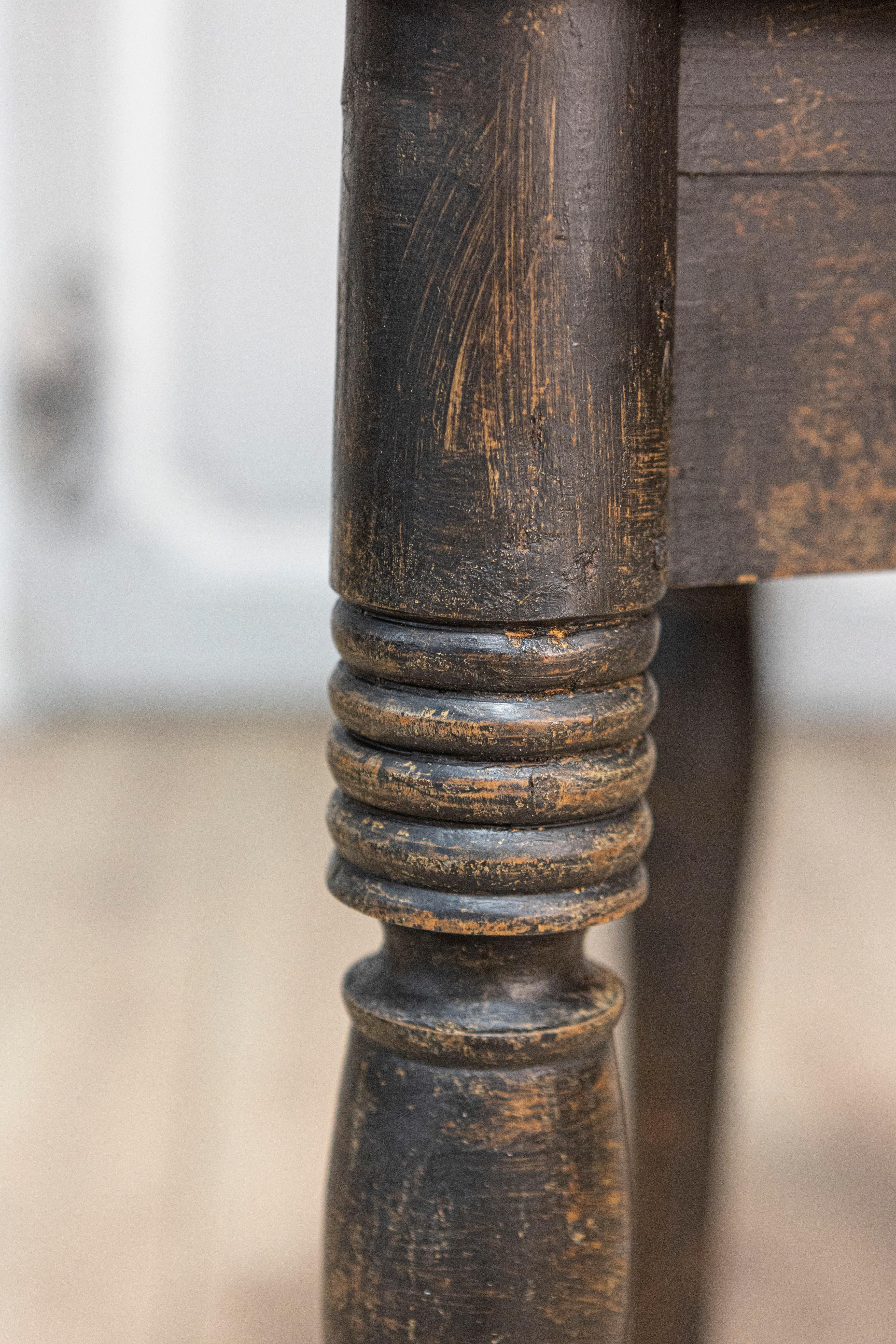 Console Demi Lune suédoise du 19ème siècle, vers 1860 en vente 1