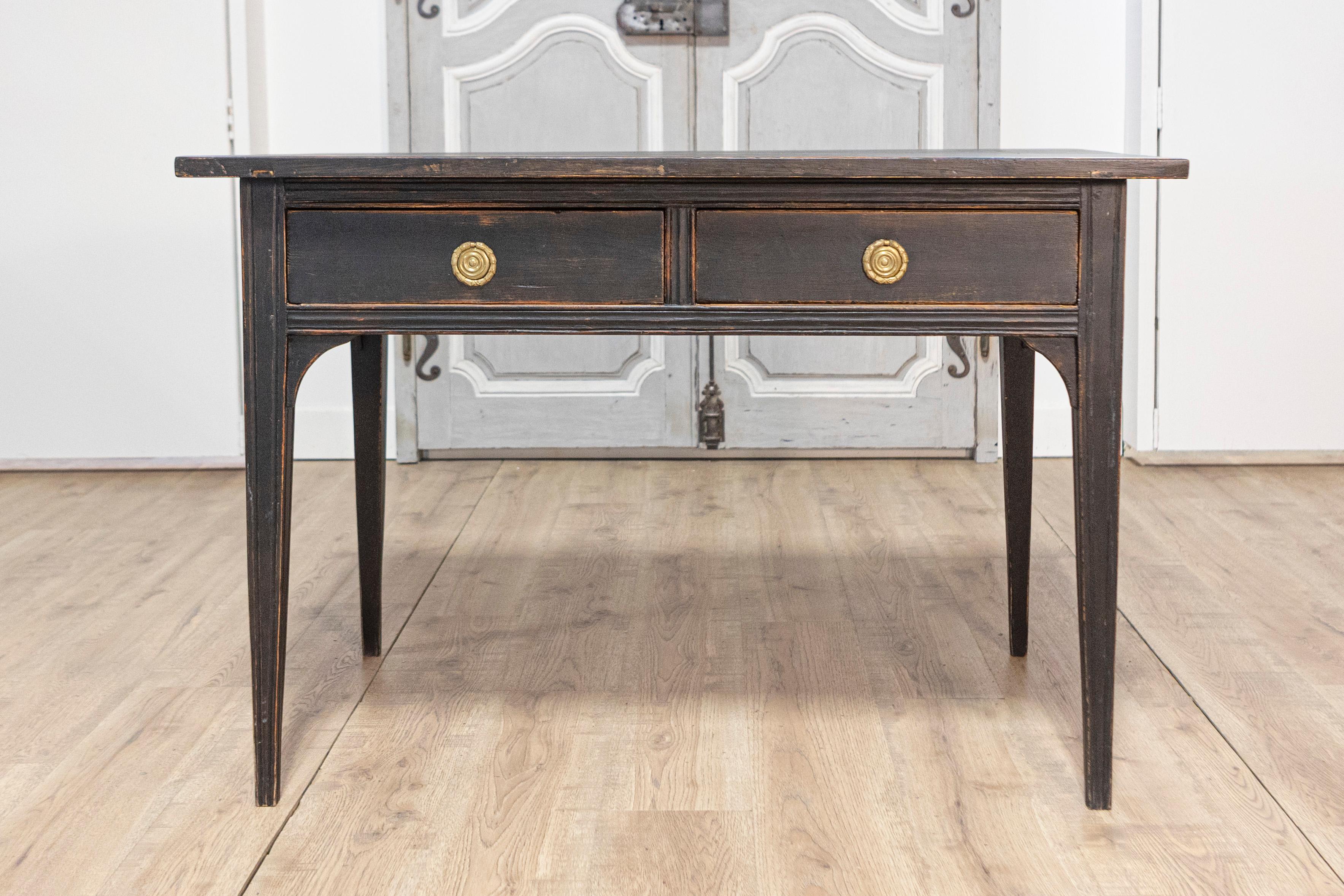 Neoclassical 19th Century Swedish Desk Circa 1840 For Sale