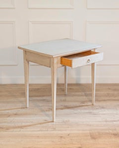 19th Century Swedish Desk, Painted Wood, Antique Design, Circa 1890