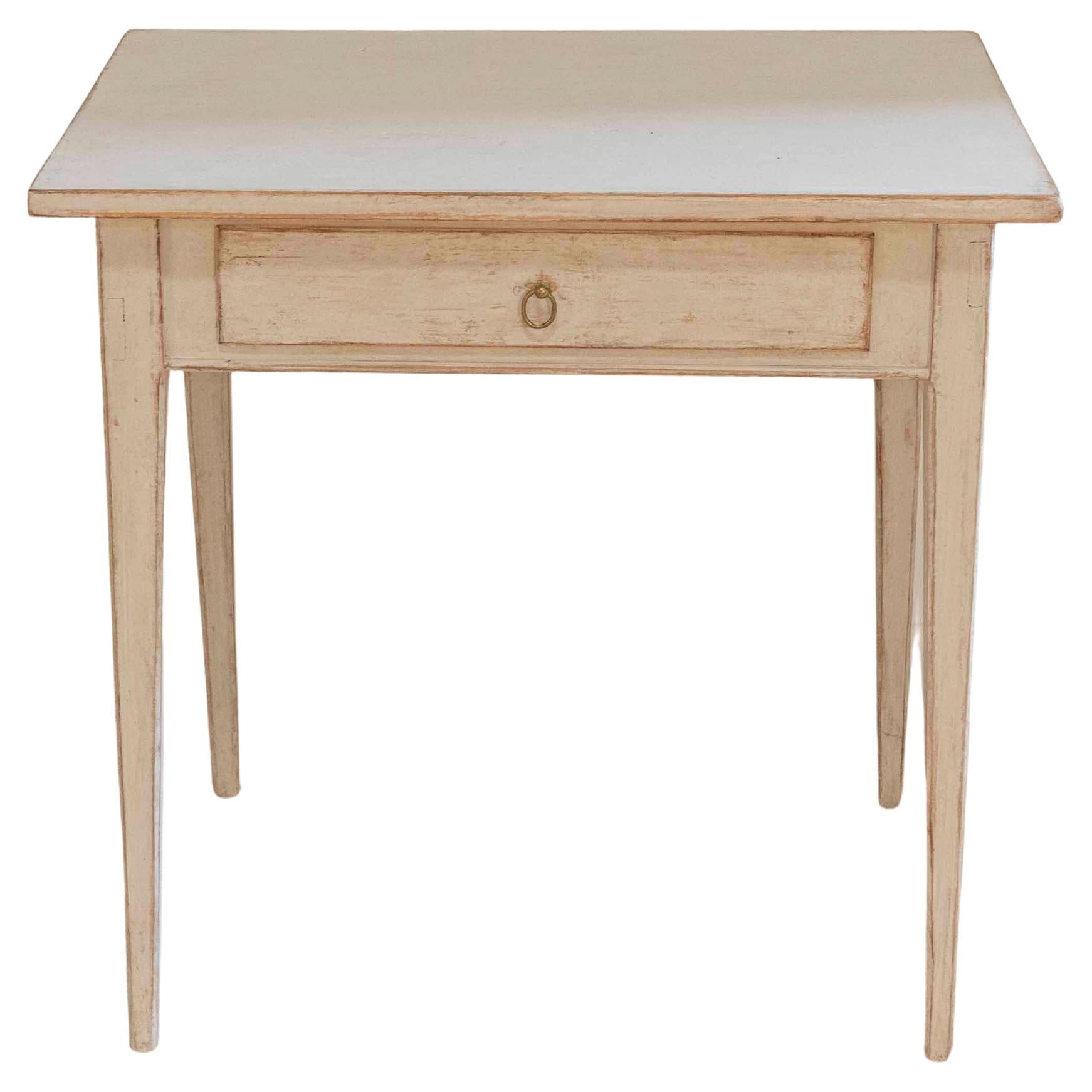 Escritorio Sueco Siglo XIX, Madera Pintada, Diseño Antiguo, Circa 1890