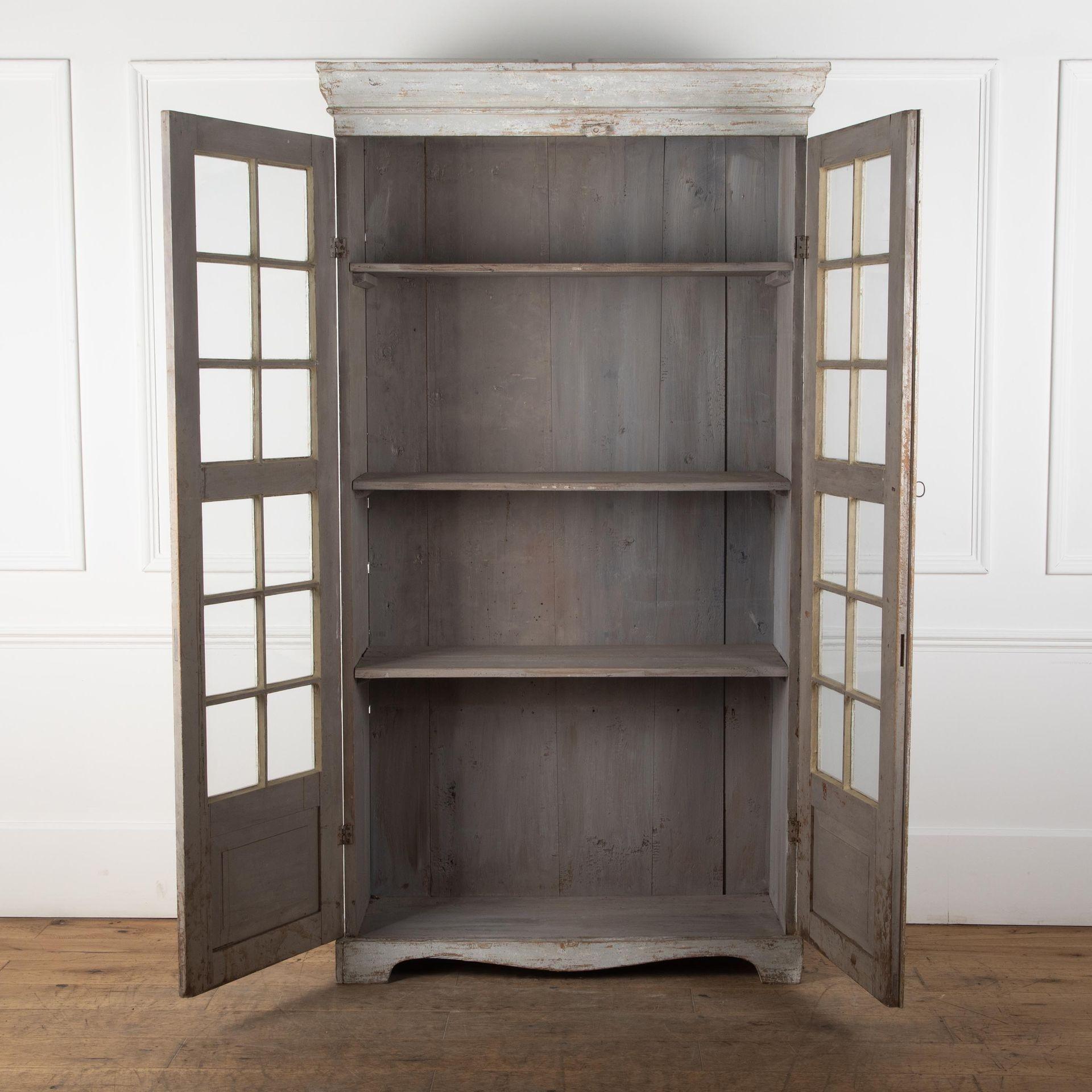 Pine 19th Century Swedish Display Cabinet For Sale