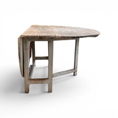19th Century Swedish Dropleaf Table