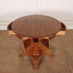19th Century Swedish Drum Table