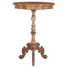 19th Century Swedish Elm Shaped Occasional Table