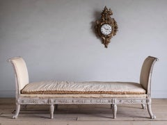 19th Century Swedish Empire Daybed