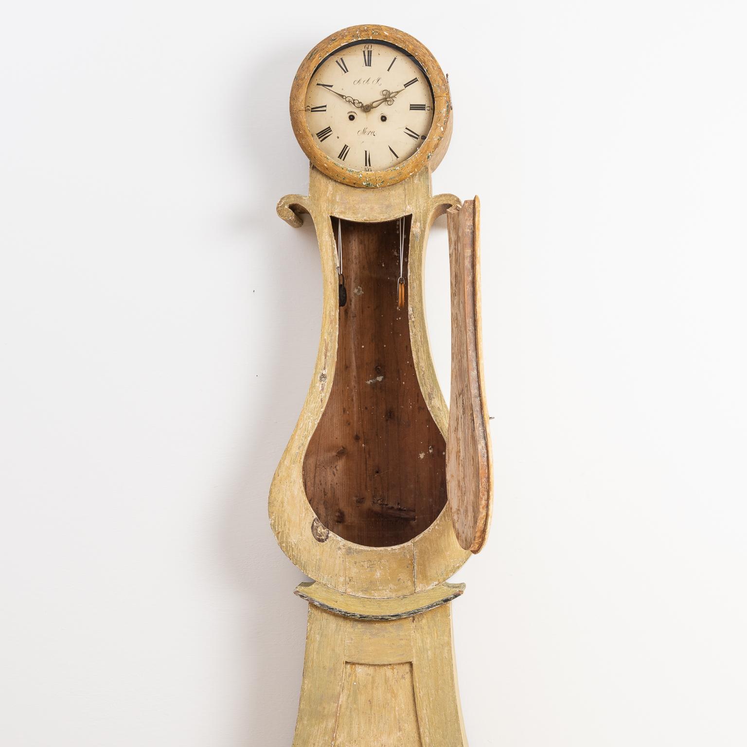 19th Century Swedish Empire Mora Clock 1