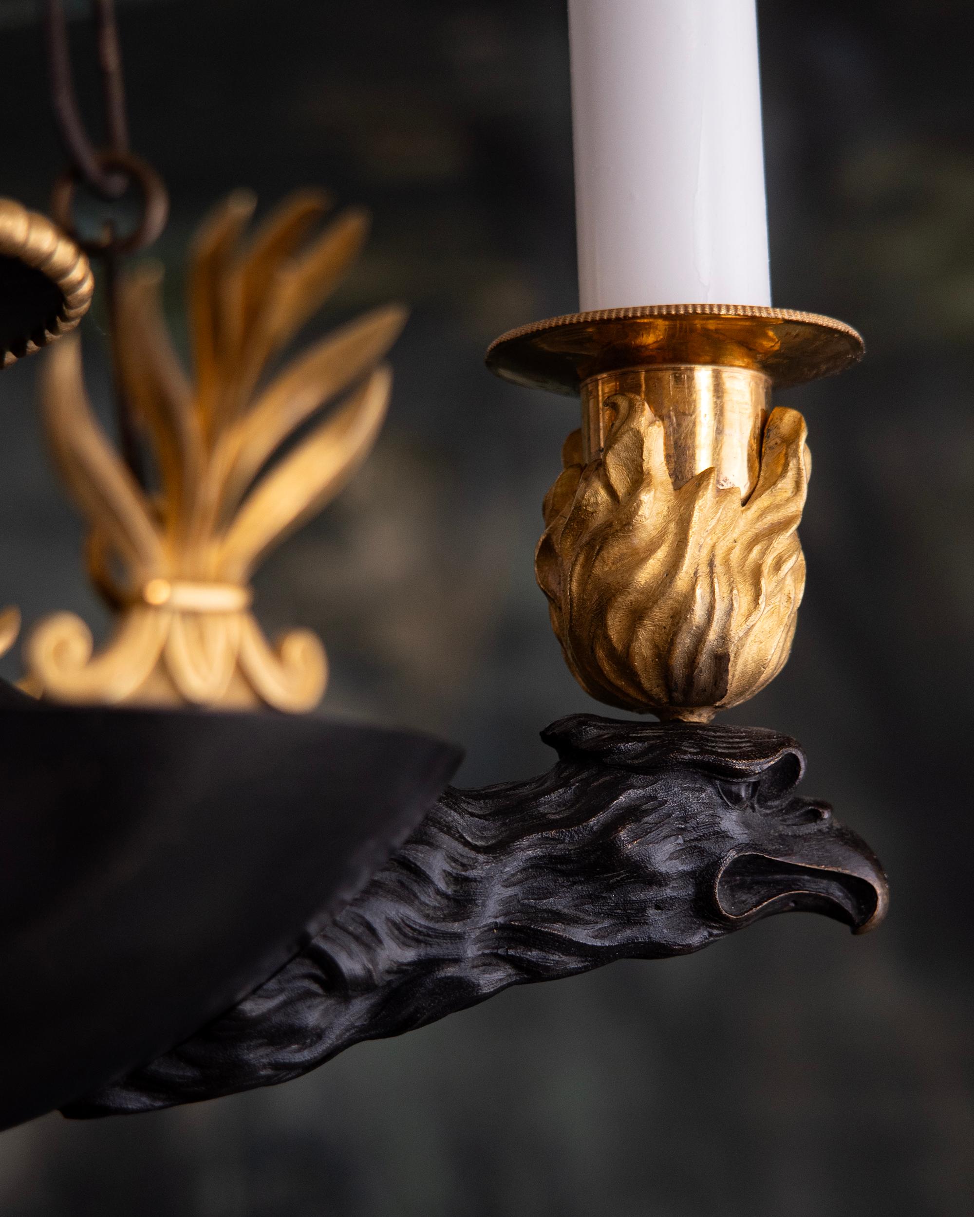 19th Century Swedish Empire Pendant siglo XIX en venta