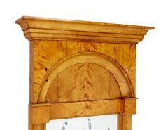 19th century Swedish empire revival birch pier mirror