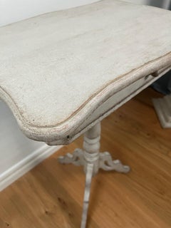 19th Century Swedish End Table Gustavian Style Pedestal