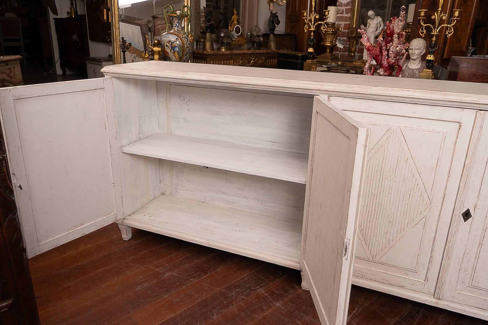 Carved 19th Century Swedish Enfilade