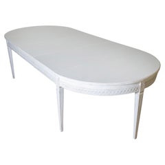 19th Century Swedish Extension Table With Three Leaves