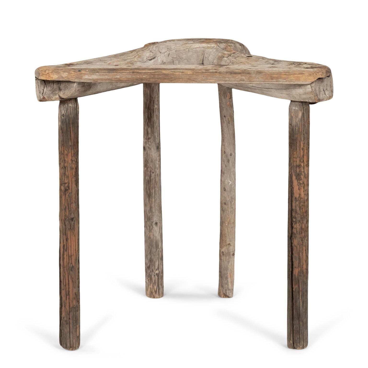 Tabouret de ferme suédois du 19ème siècle Bon état - En vente à Houston, TX