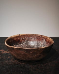 Bol d'art populaire suédois du 19ème siècle