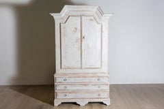 19th Century Swedish Folk Art Cabinet Circa 1810