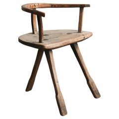 Chaise d'art populaire suédois du 19e siècle