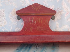 19th Century Swedish folk art Gustavian buffet dated 1848 original paint