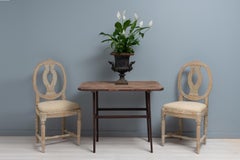 19th Century Swedish Folk Art Pine Side Table