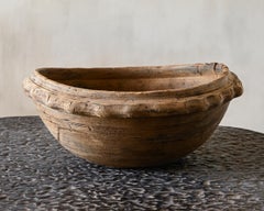 19th Century Swedish Folk Art Turned Bowl