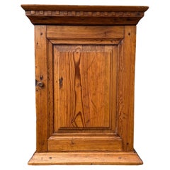 19th Century Swedish Folk Art Wall Hanging Cabinet