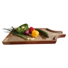 Schwedische Volkskunst des 19. Jahrhunderts Holz Käsebrett mit Originalfarbe