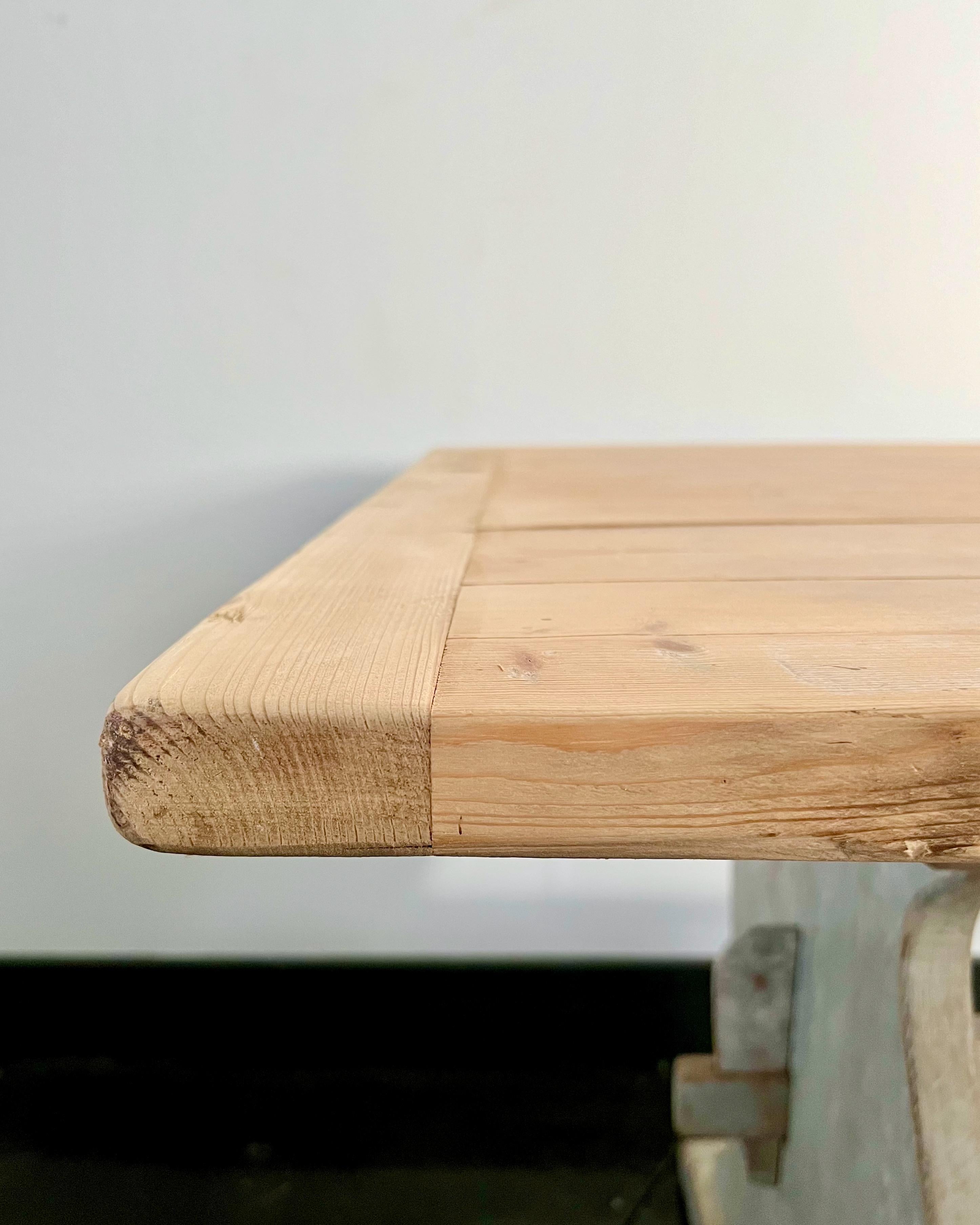 Pin Table à tréteaux suédoise du 19e siècle en vente