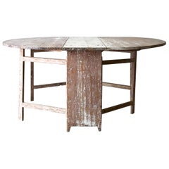 19th Century Swedish Gate Leg Table