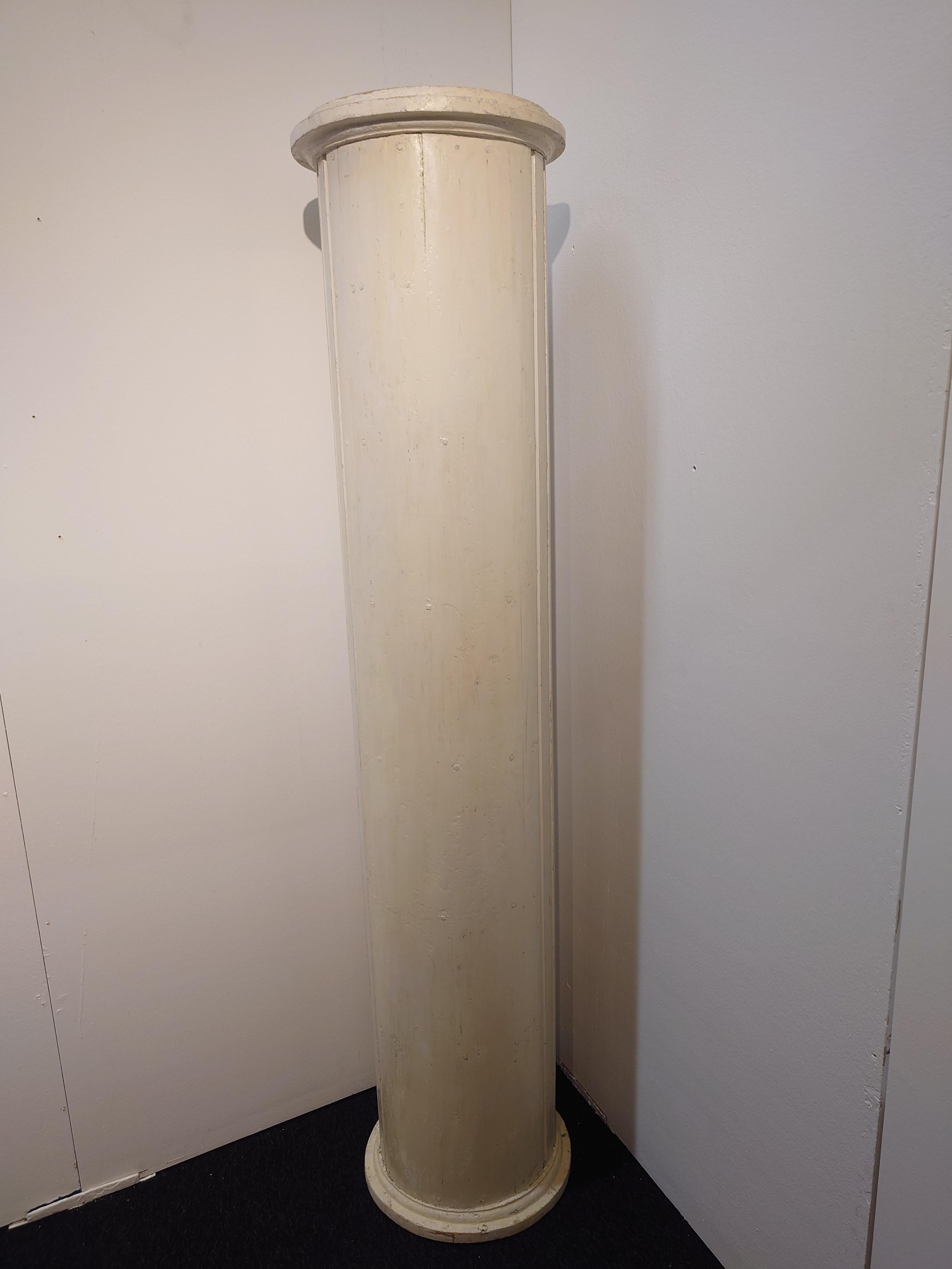 Armoire à colonnes gustavienne suédoise authentique du 19ème siècle du nord de la Suède en vente 11