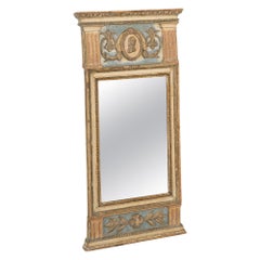 19th Century Swedish Gold Gilt Trumeau Mirror