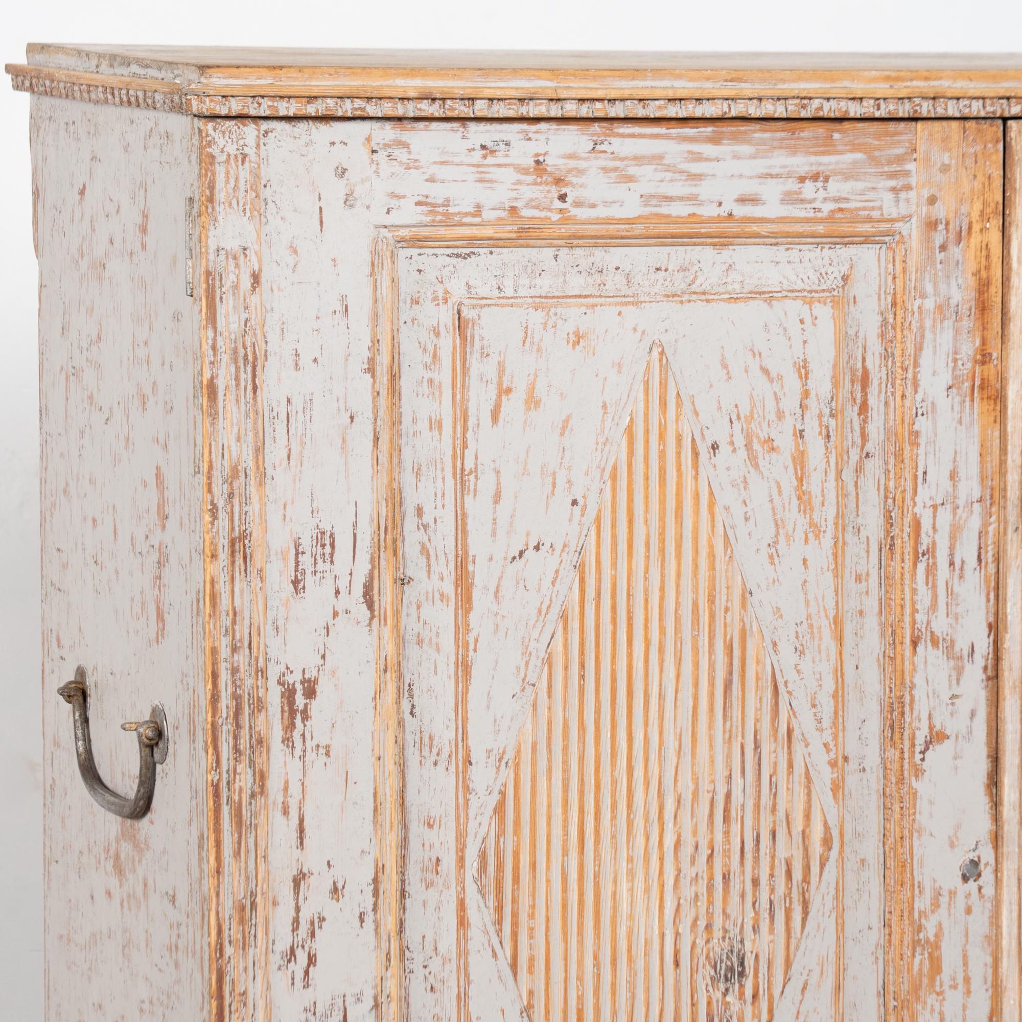 19th Century Swedish Gray Sideboard Console For Sale 5