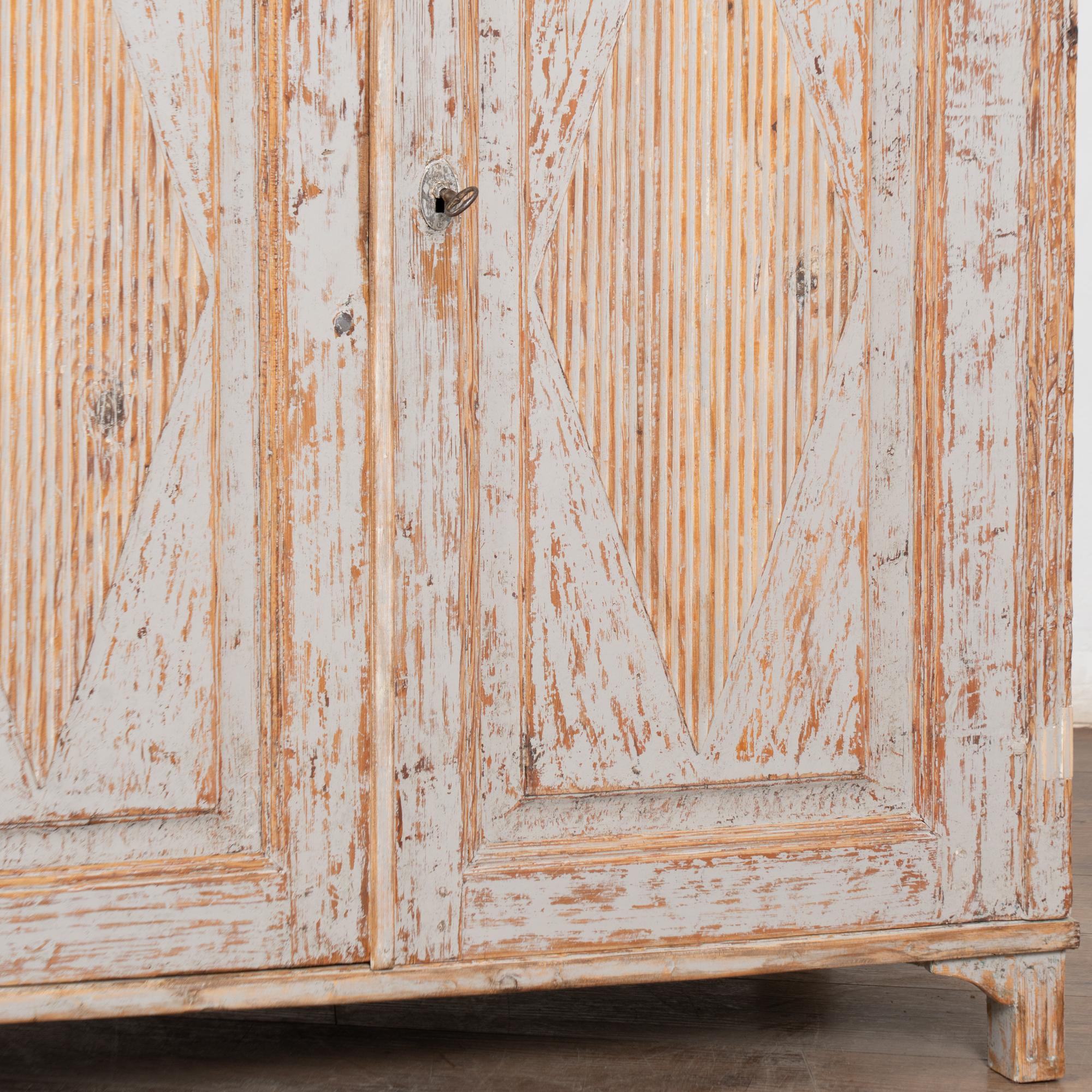 19th Century Swedish Gray Sideboard Console For Sale 11