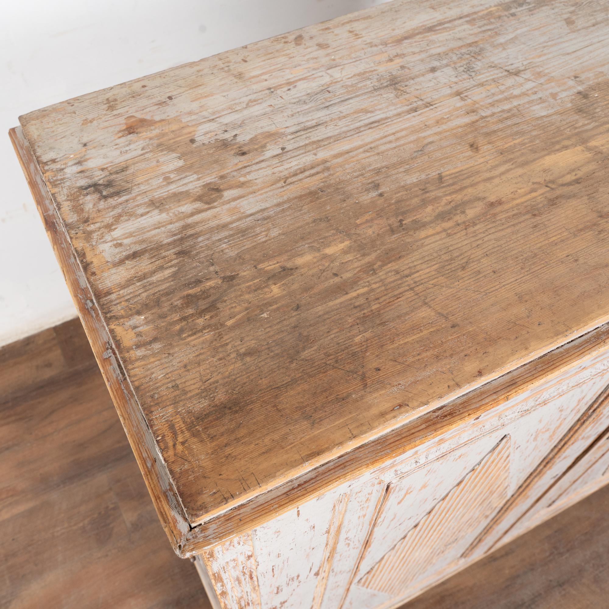 19th Century Swedish Gray Sideboard Console For Sale 1