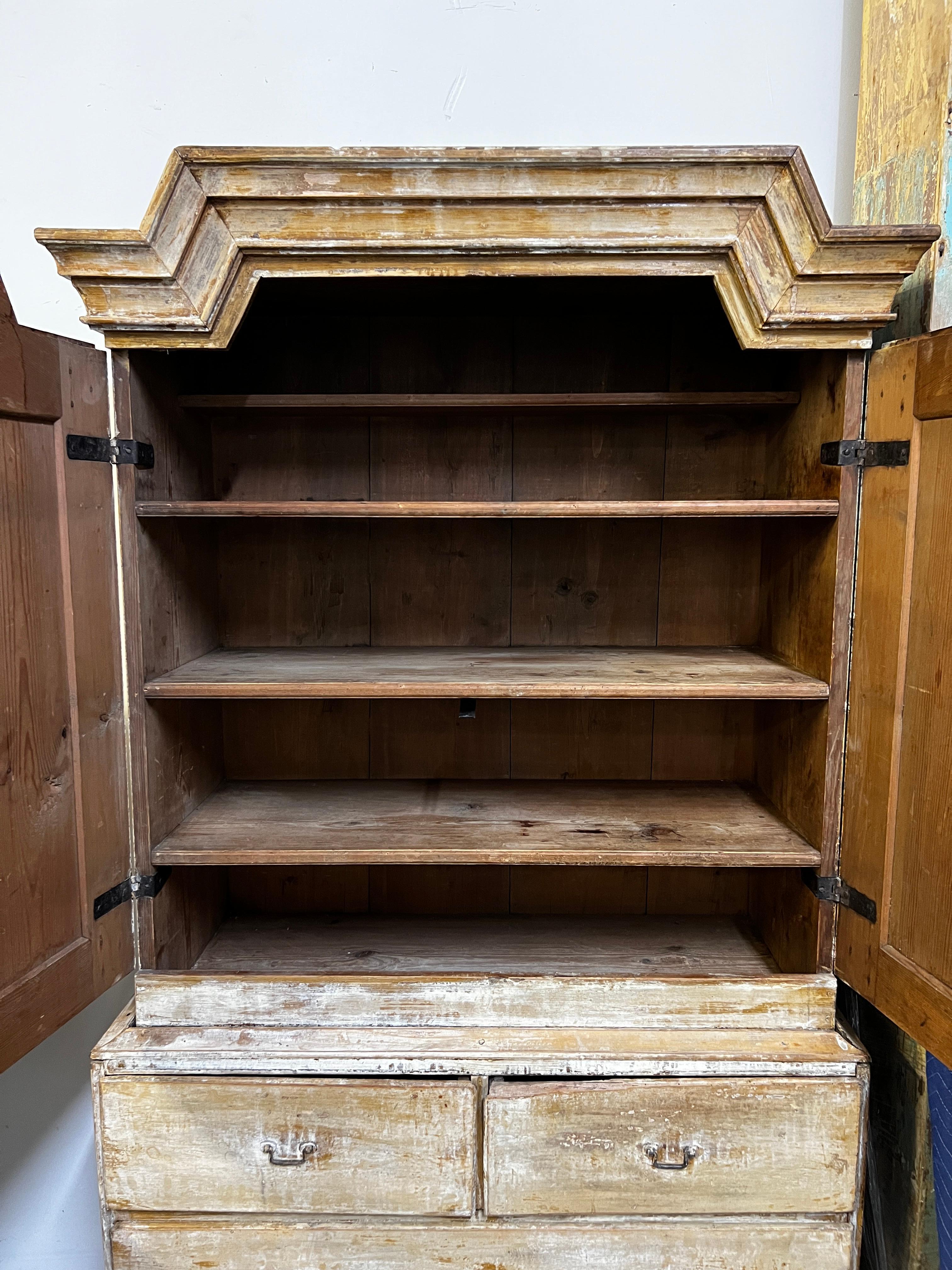 19th Century Swedish Gustavian Armoire Cupboard Cabinet For Sale 2