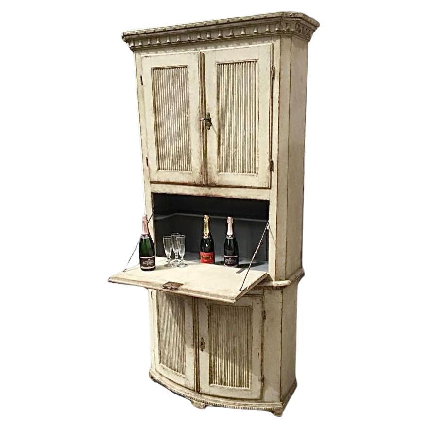 19th Century Swedish Gustavian Bar Cabinet For Sale