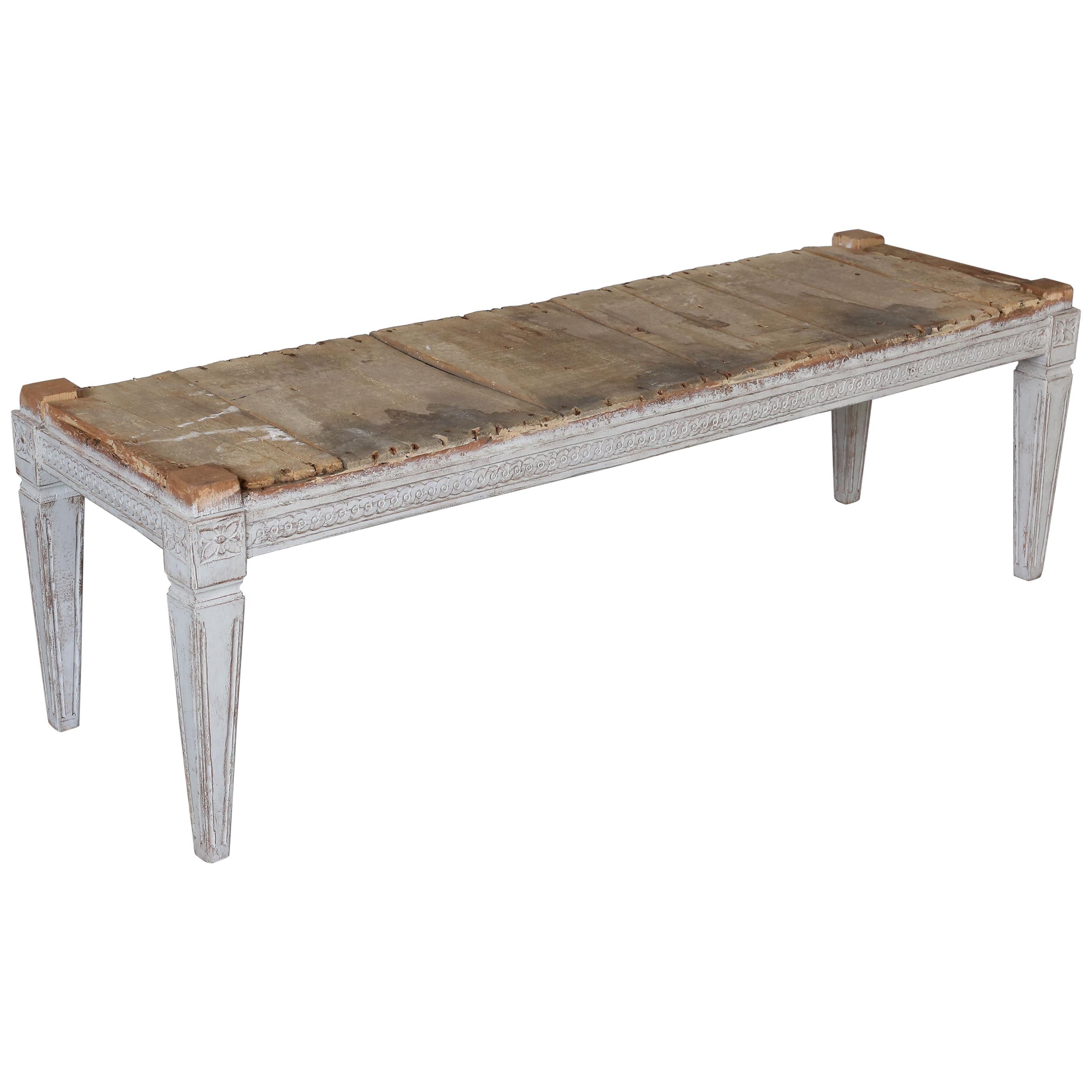 19th Century Swedish Gustavian Bench