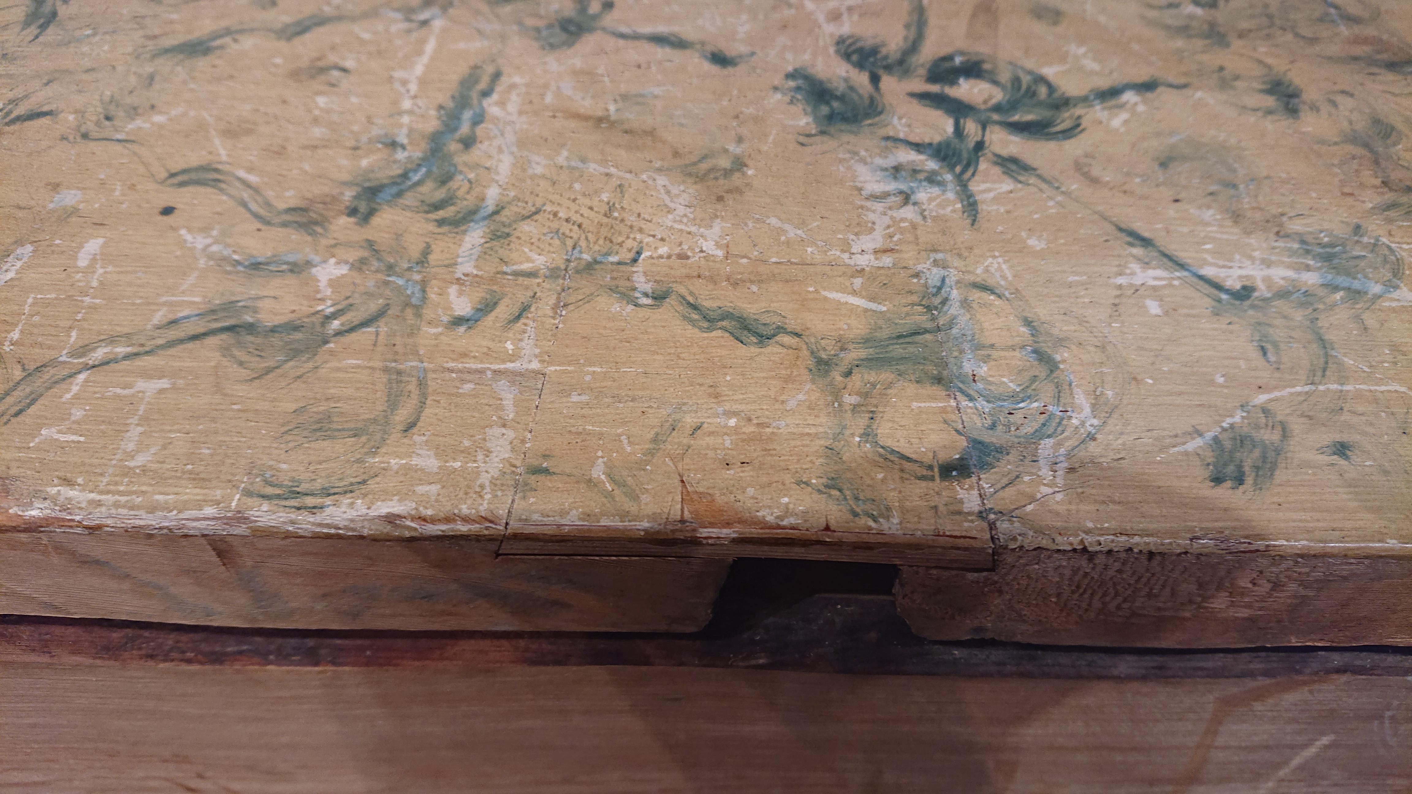 Cassettiera svedese gustaviana del XIX secolo con vernice originale intatta in vendita 12