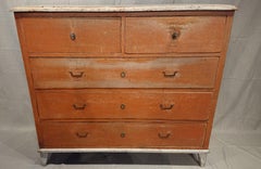 19th Century Swedish Gustavian Chest of Drawers with Untouched Original Paint