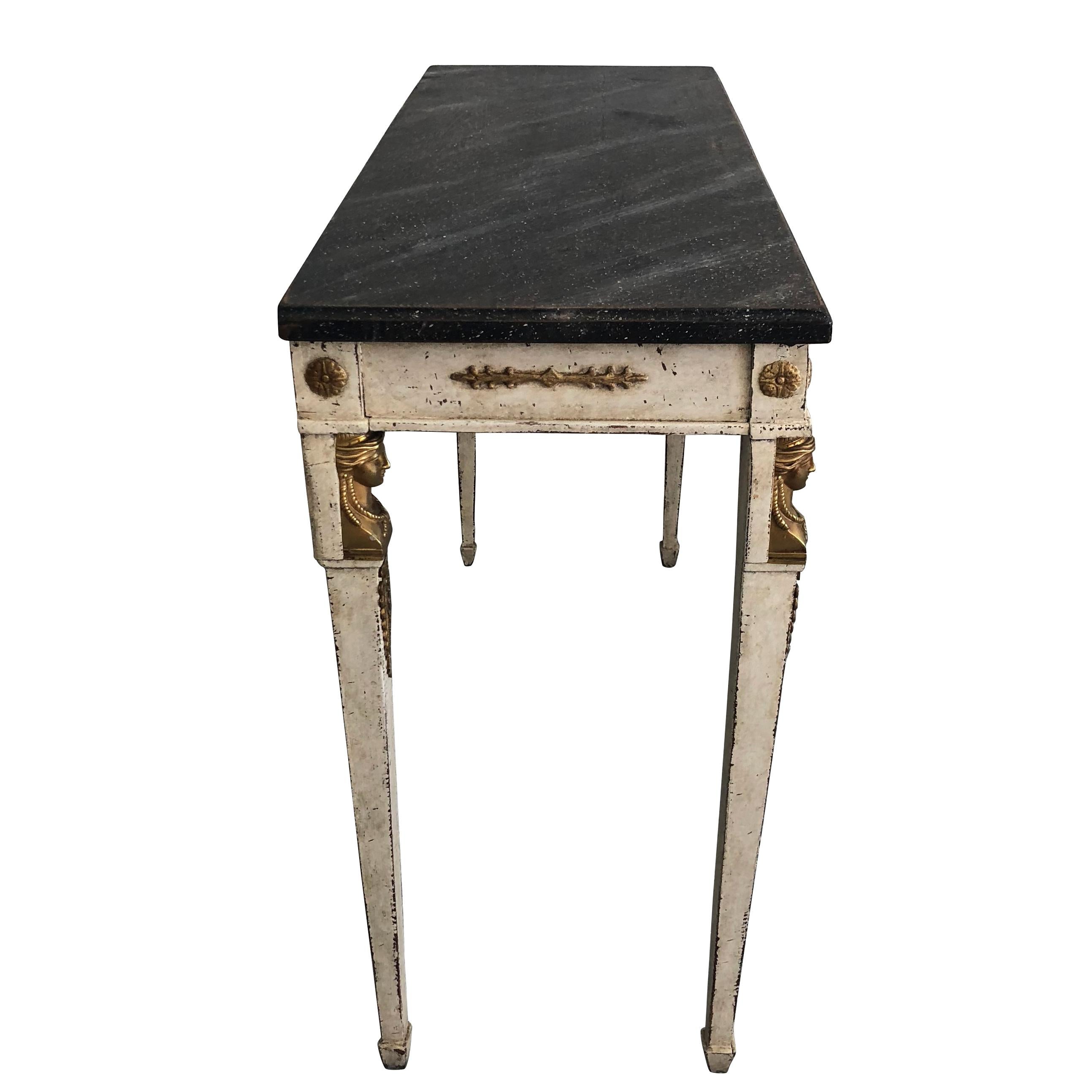 19th Century Swedish Gustavian Console Table (19. Jahrhundert)