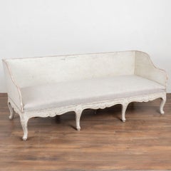 Sillón Sueco Gustaviano del Siglo XIX con Respaldo
